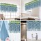 25 Pcs Artificial Wisteria Hanging Flowers 3.6ft Dusty Blue Fake Hanging Flowers Garland Silk Flowers Rattan String Faux Wisteria Vine for Wall Home Wedding Party Arch Greenery Backdrop Decor